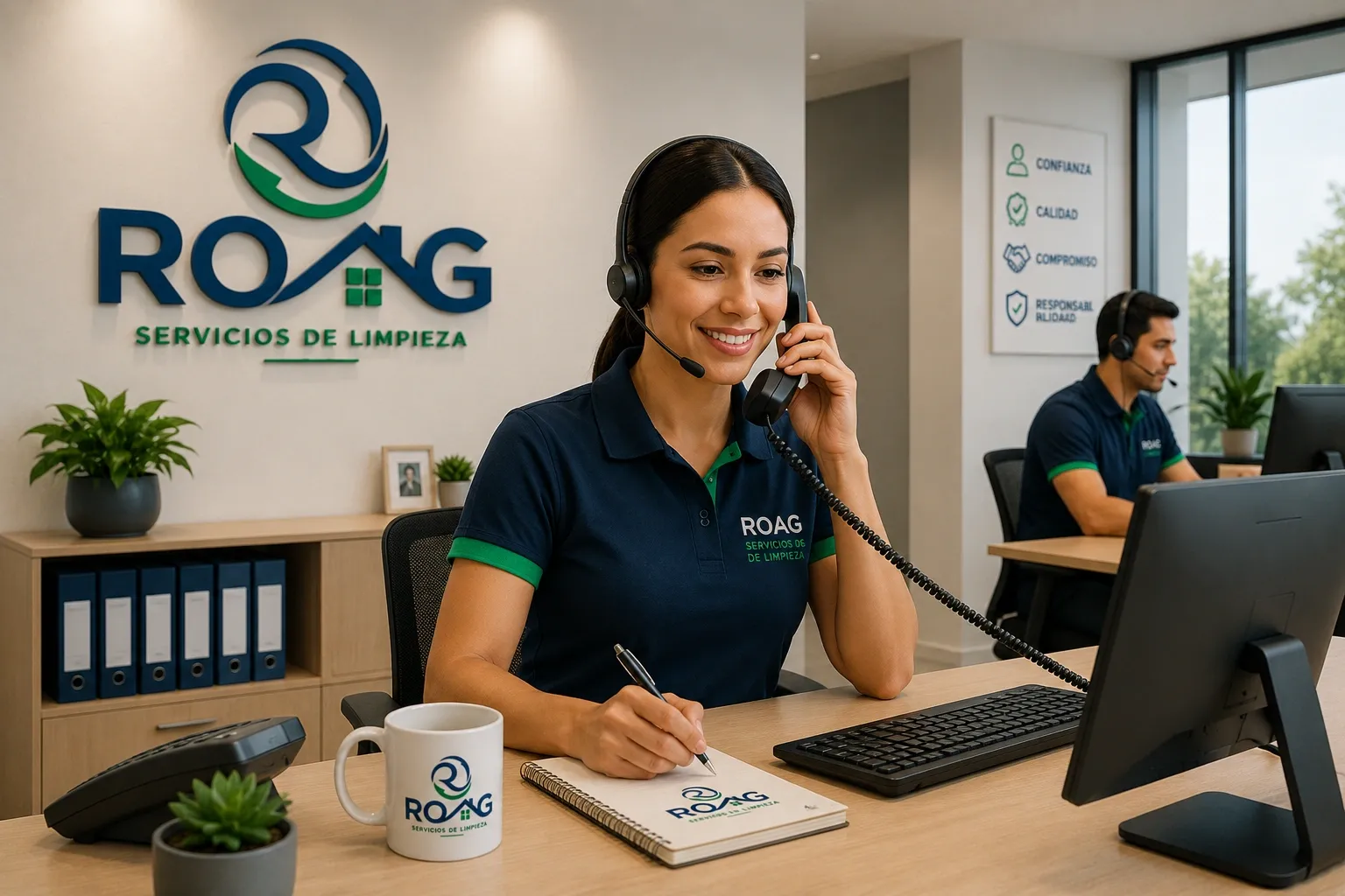 Equipo de atención a clientes ROAG
