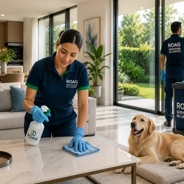 Limpieza residencial segura para mascotas