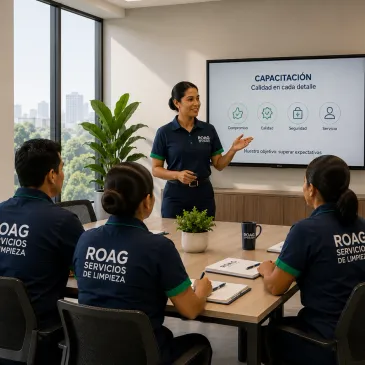 Capacitación constante del equipo ROAG